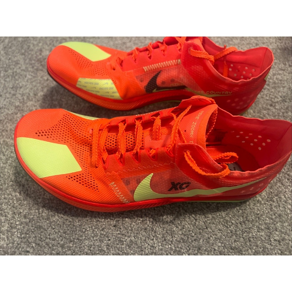 New Nike ZoomX Dragonfly XC Distance Track Spike Mens Size 10 Orange Neon